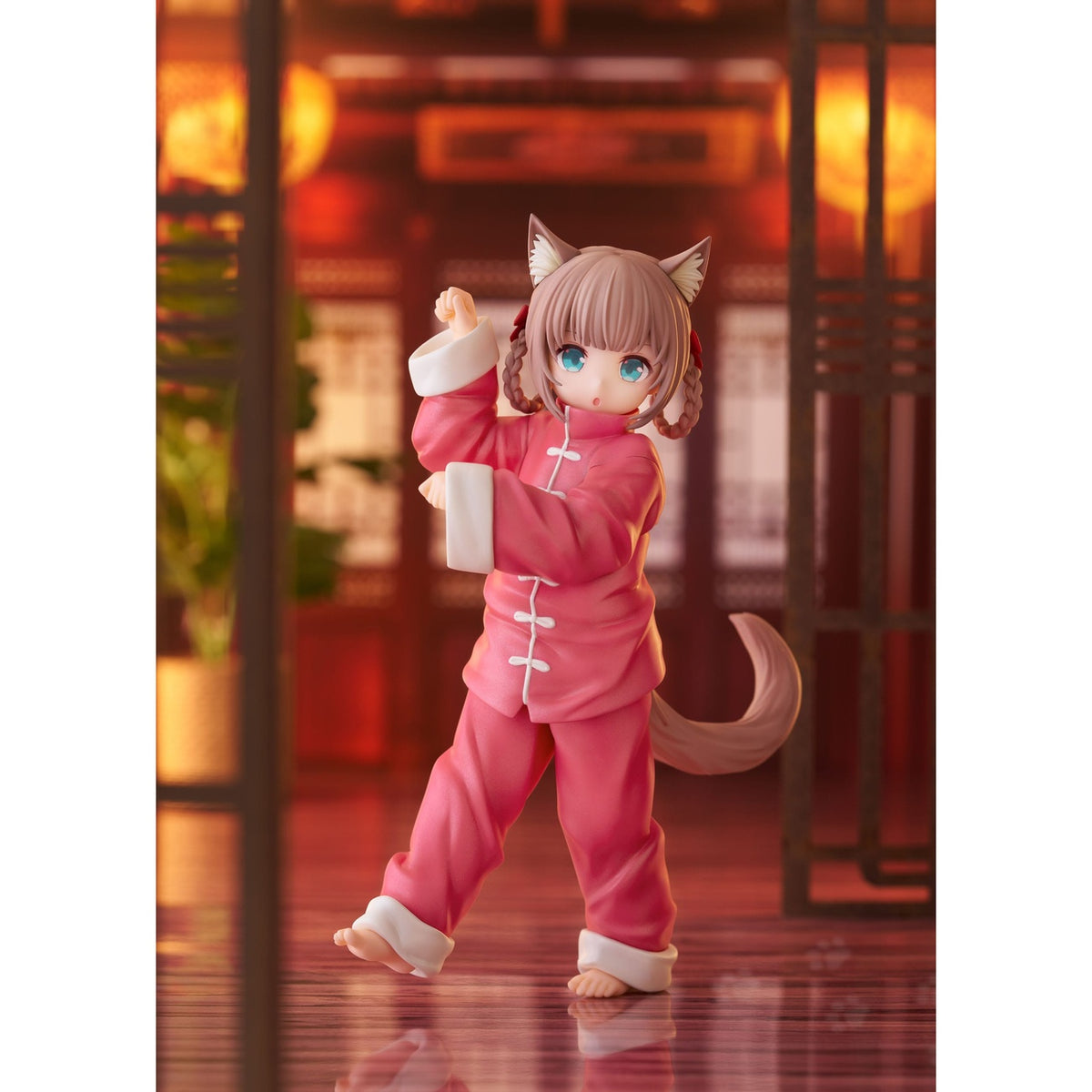 Produktbild My Cat Is a Kawaii Girl Palette Dress-Up Collection Statue Kinako Nyang fu Ver. 15 cm