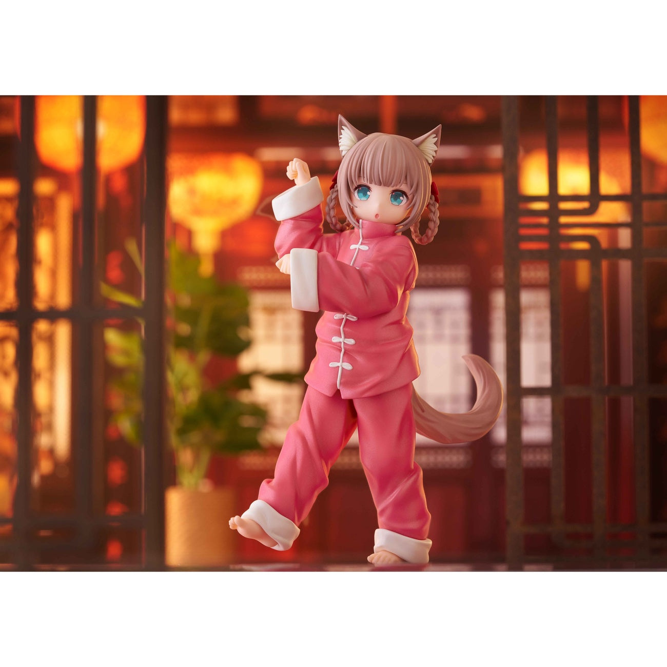 Produktbild My Cat Is a Kawaii Girl Palette Dress-Up Collection Statue Kinako Nyang fu Ver. 15 cm