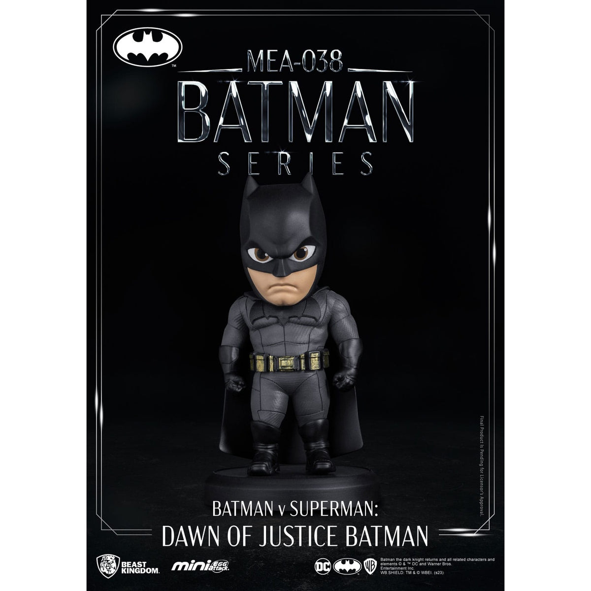 Image produit DC Comics Figurine Mini Egg Attack Batman v Superman : L’Aube de la justice Batman 8 cm