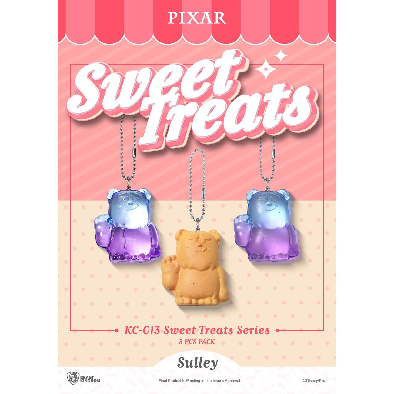 Productafbeelding Pixar Sweet Treats Series Sleutelhanger 3-pack 4 cm