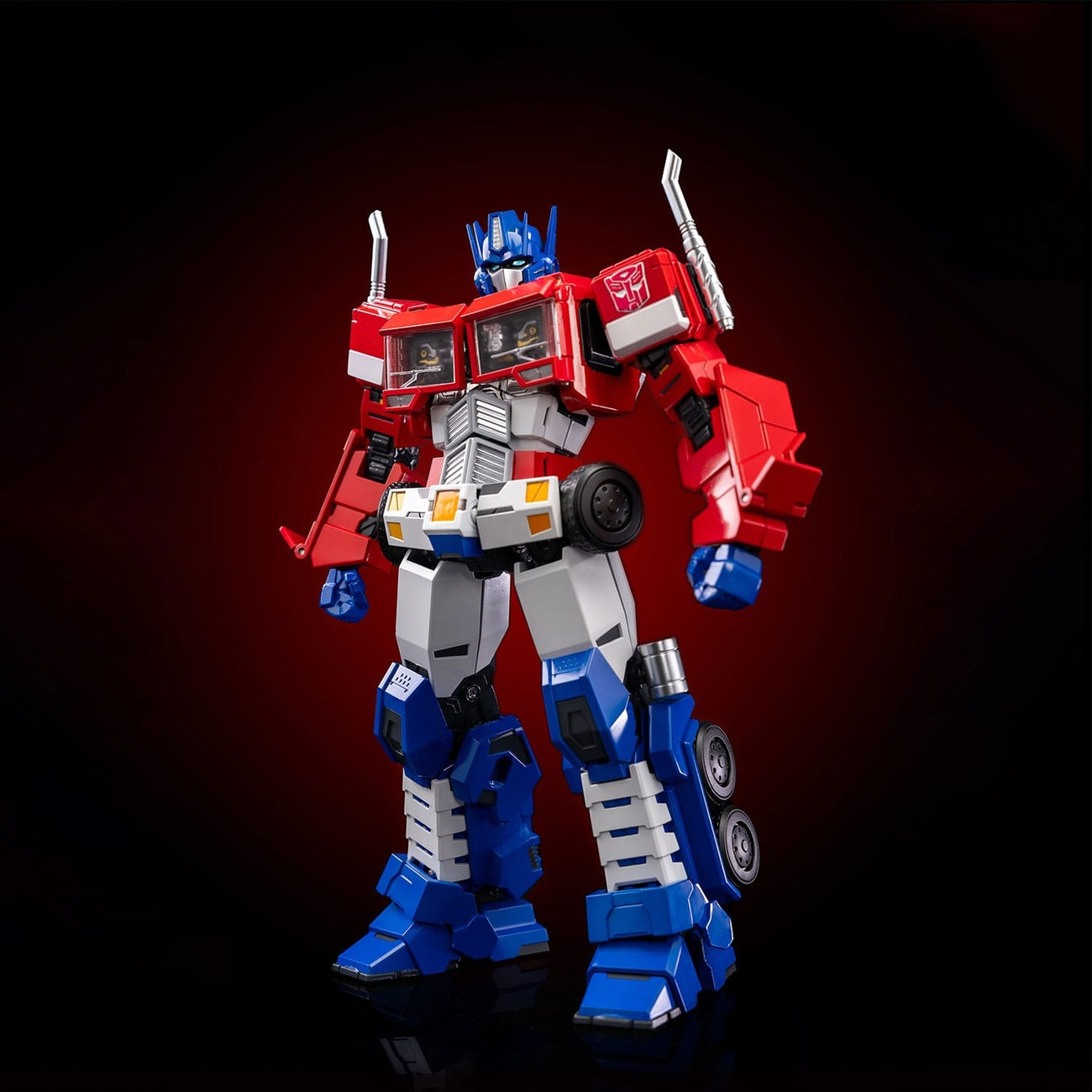Productafbeelding Transformers Combot gegoten metalen actiefiguur Optimus Prime 19 cm