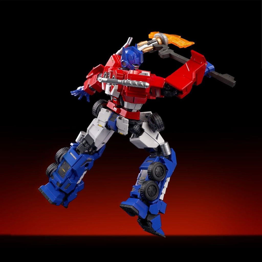 Productafbeelding Transformers Combot gegoten metalen actiefiguur Optimus Prime 19 cm