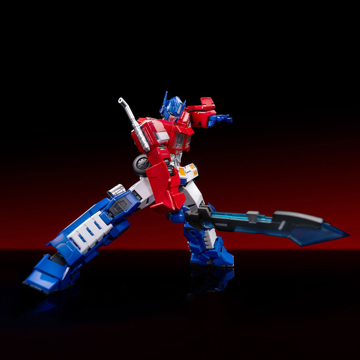 Productafbeelding Transformers Combot gegoten metalen actiefiguur Optimus Prime 19 cm