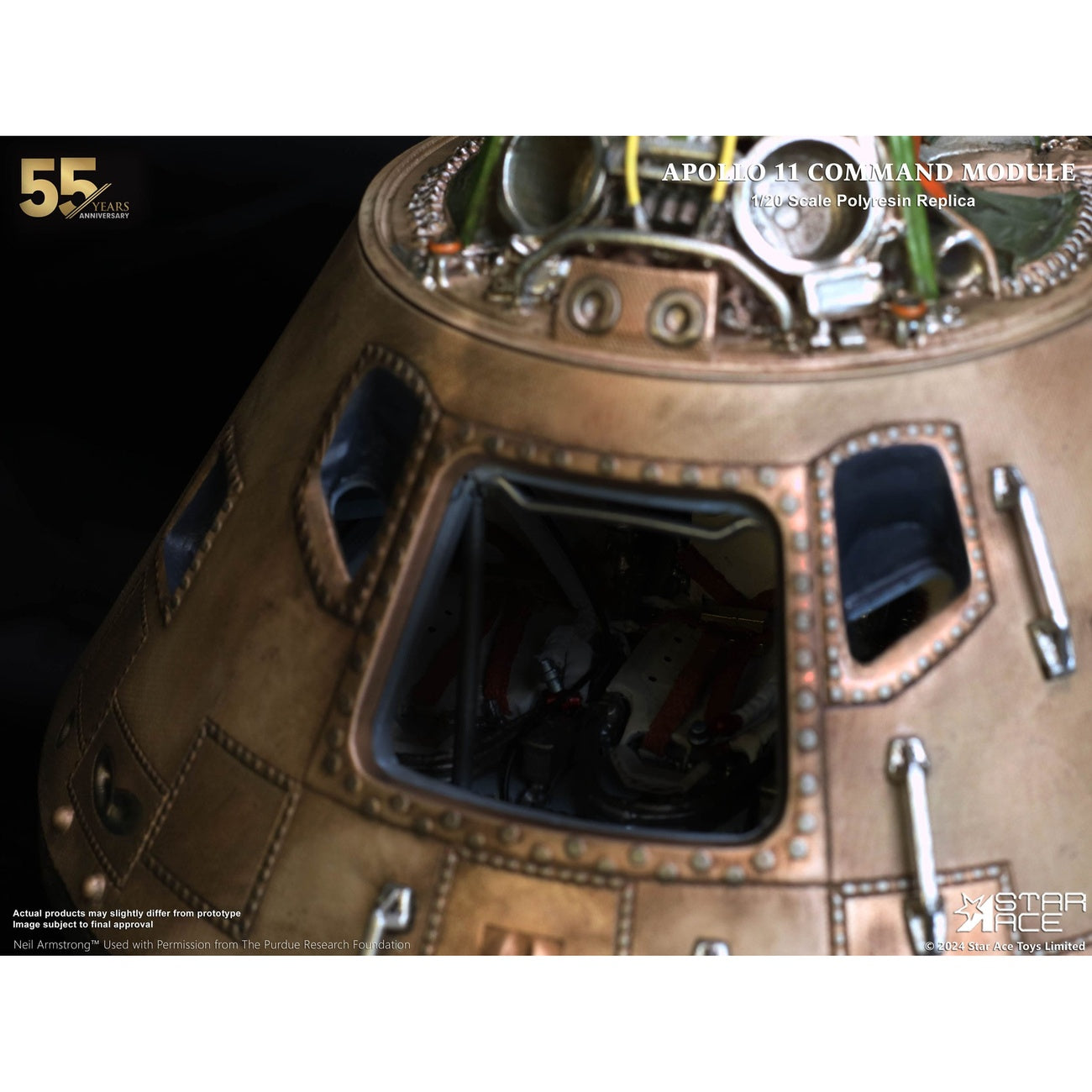 Image produit Apollo 11 Réplique 1/20 Module de commande (DX) 20 cm