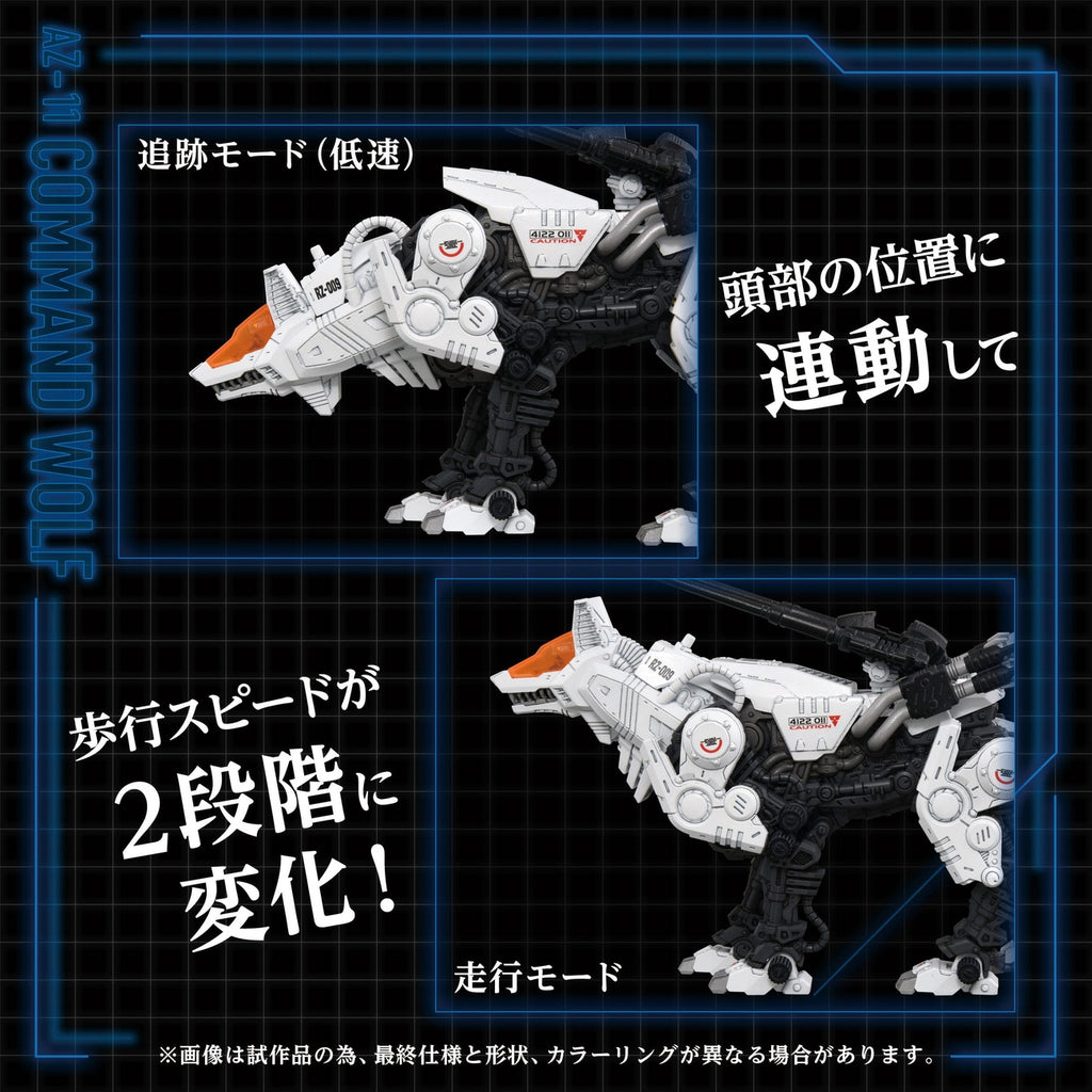 Productafbeelding Zoids Plastic Model Kit 1/72 AZ-11 Command Wolf 20 cm