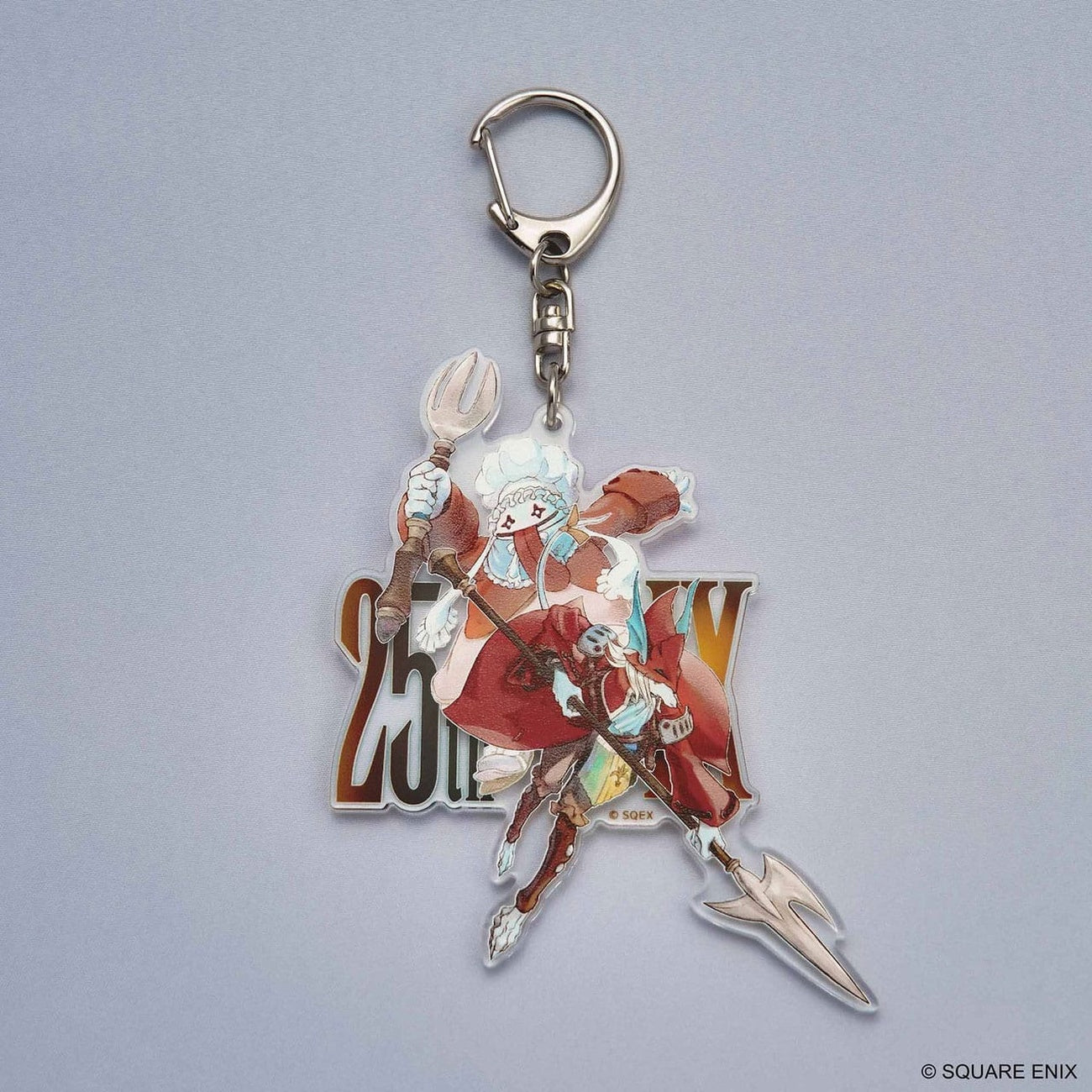 Productafbeelding Final Fantasy IX Acryl Sleutelhanger 25th Anniversary Quina & Freya