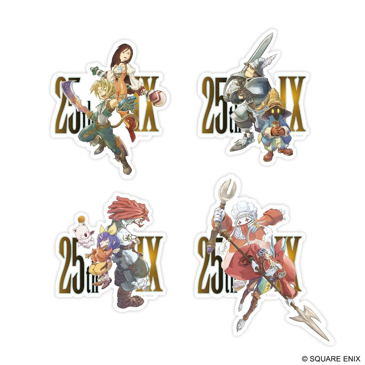 Productafbeelding Final Fantasy IX Sticker Pack 25th Anniversary