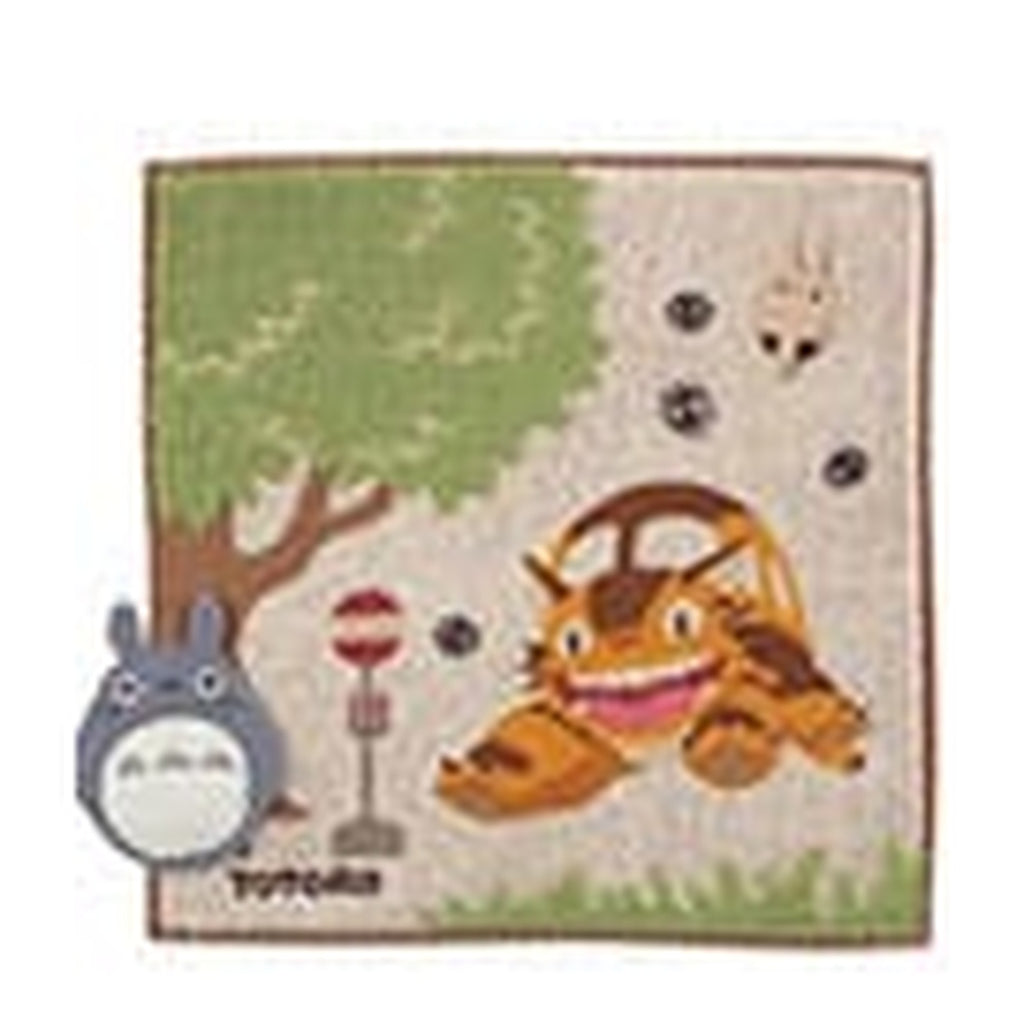 Image produit Mon Voisin Totoro mini-serviette Arrêt de bus 25 x 25 cm