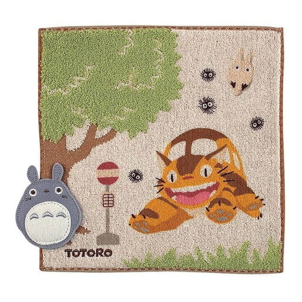 Image produit Mon Voisin Totoro mini-serviette Arrêt de bus 25 x 25 cm
