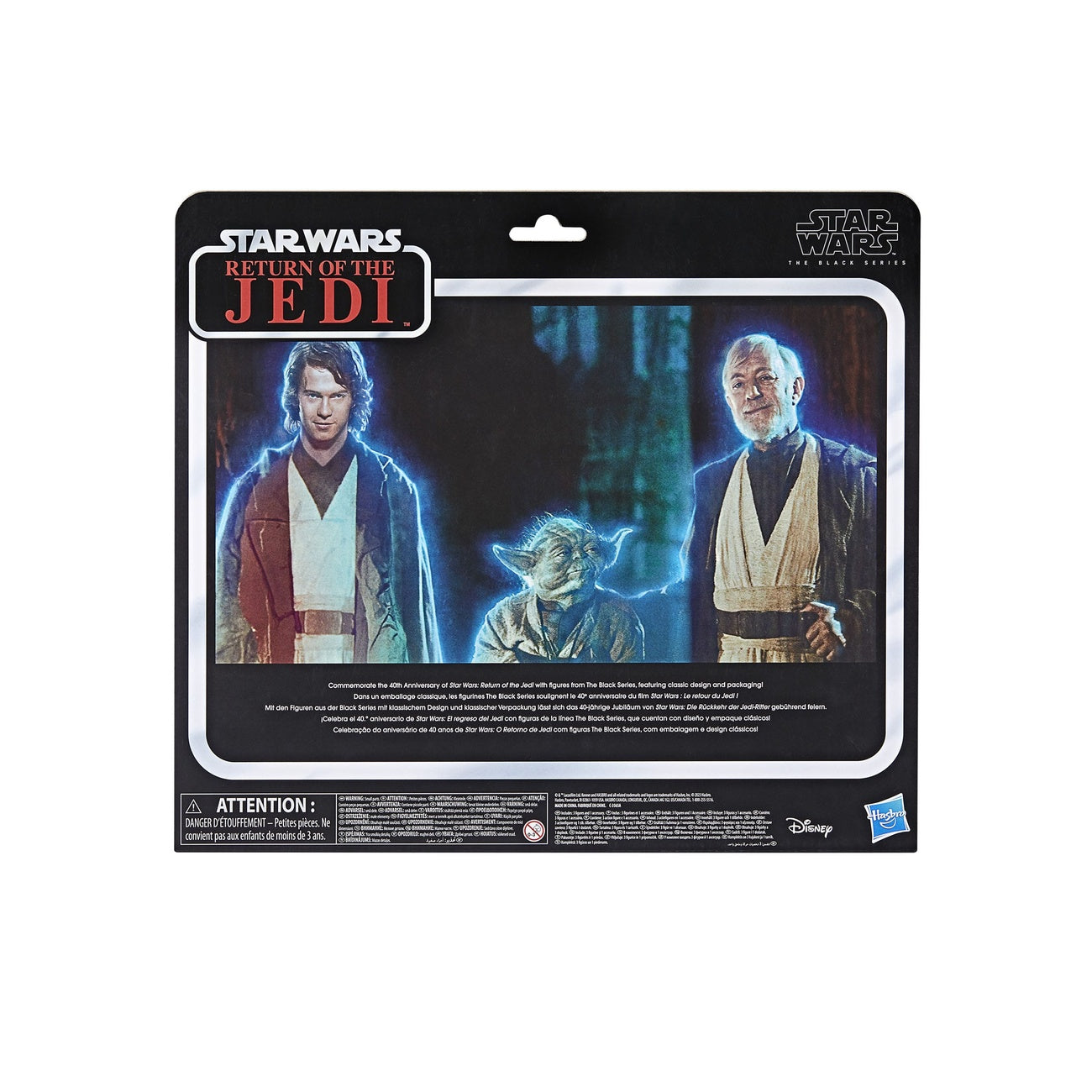 Image produit Star Wars Épisode VI Black Series Figurines d’action Force Spirits lot de 3 15 cm