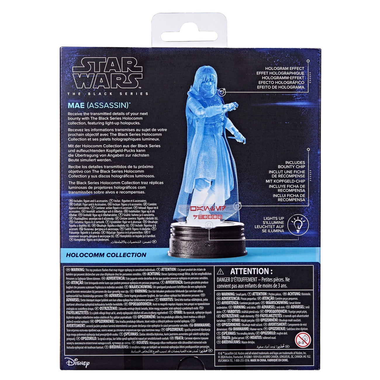 Produktbild Star Wars Black Series Holocomm Collection Actionfigur Mae (Assassin) 15 cm