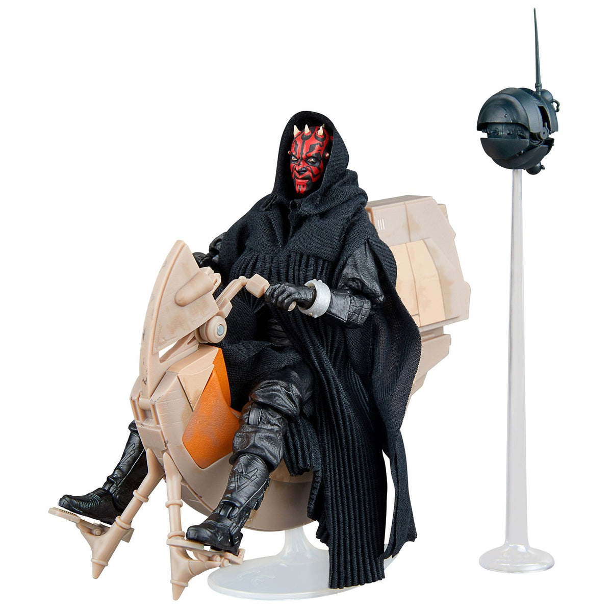 Image produit Star Wars Épisode I Black Series Véhicule avec figurine articulée Darth Maul & Sith Speeder 25e anniversaire