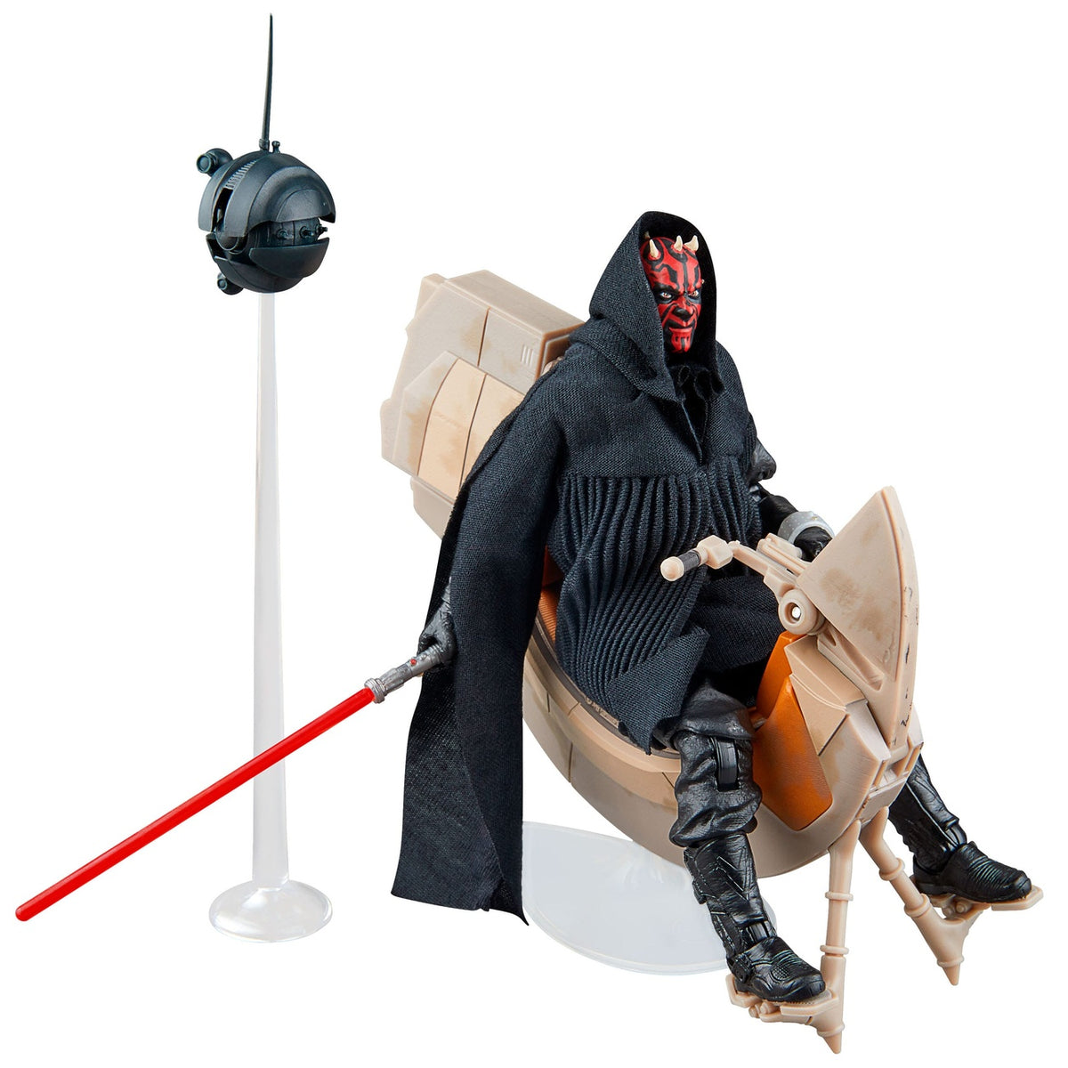 Image produit Star Wars Épisode I Black Series Véhicule avec figurine articulée Darth Maul & Sith Speeder 25e anniversaire