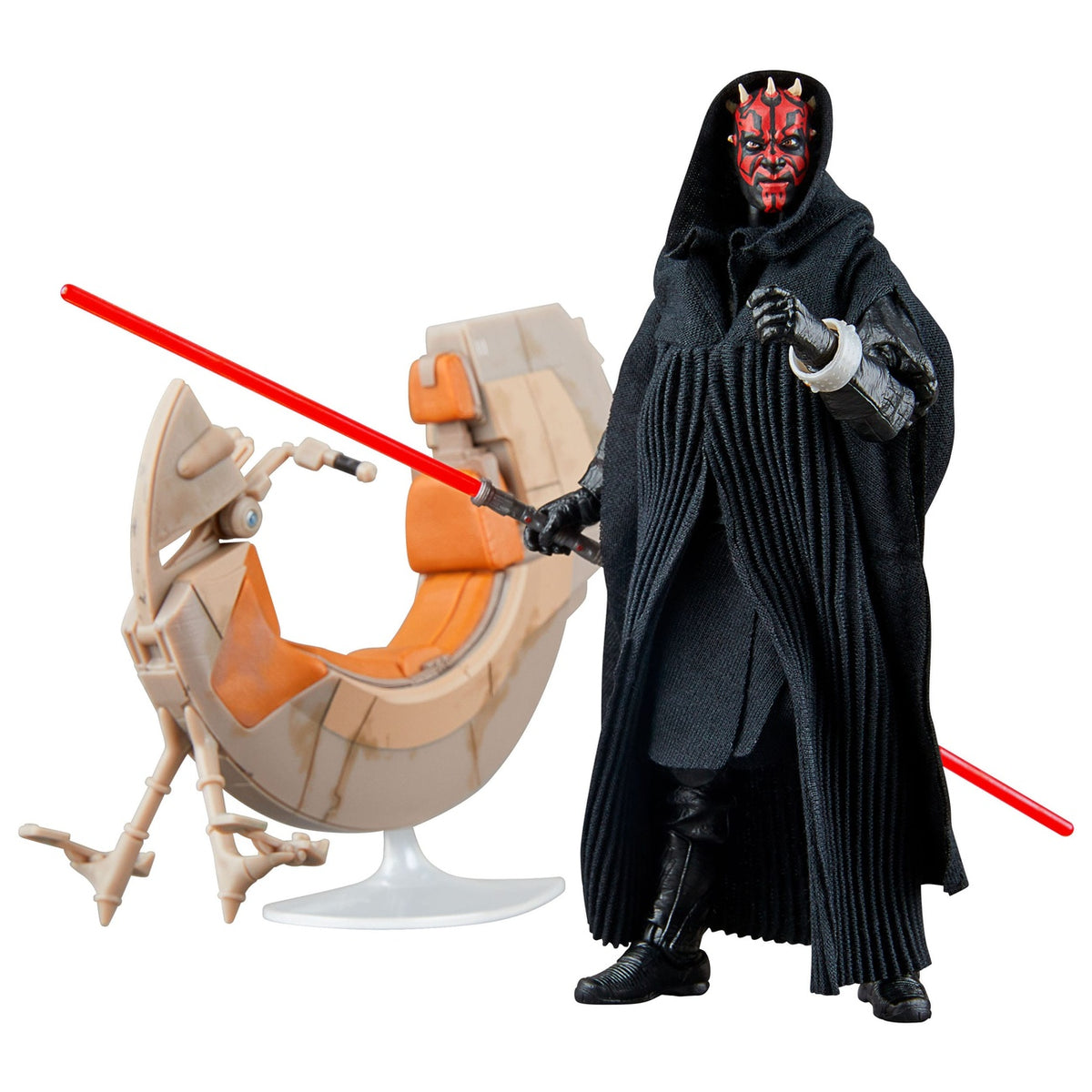 Image produit Star Wars Épisode I Black Series Véhicule avec figurine articulée Darth Maul & Sith Speeder 25e anniversaire