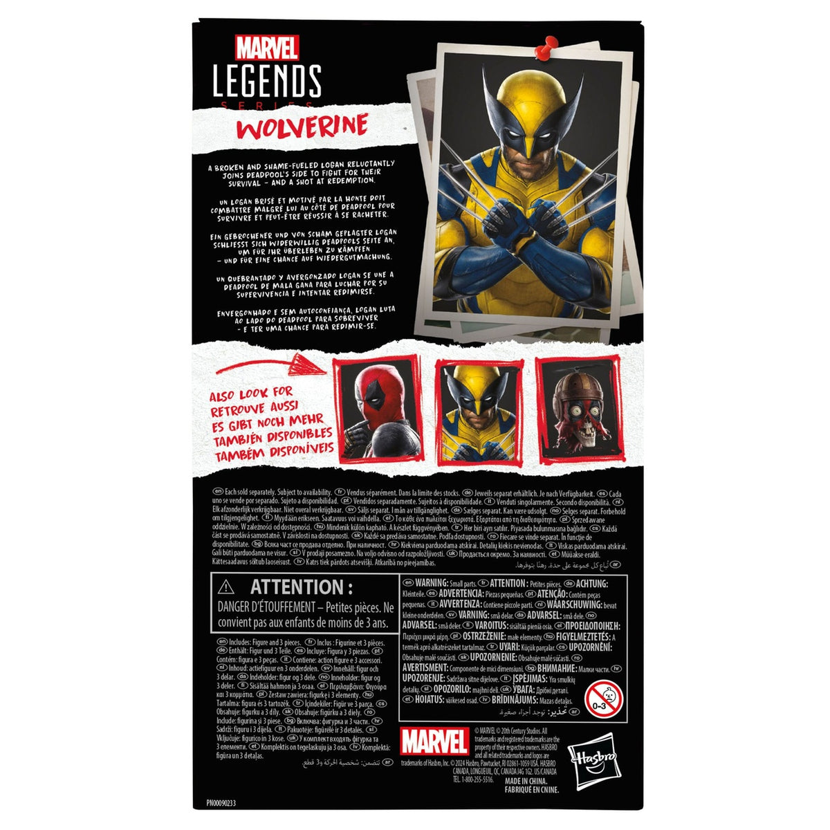 Produktbild Deadpool & Wolverine Marvel Legends Actionfigur Wolverine 15 cm