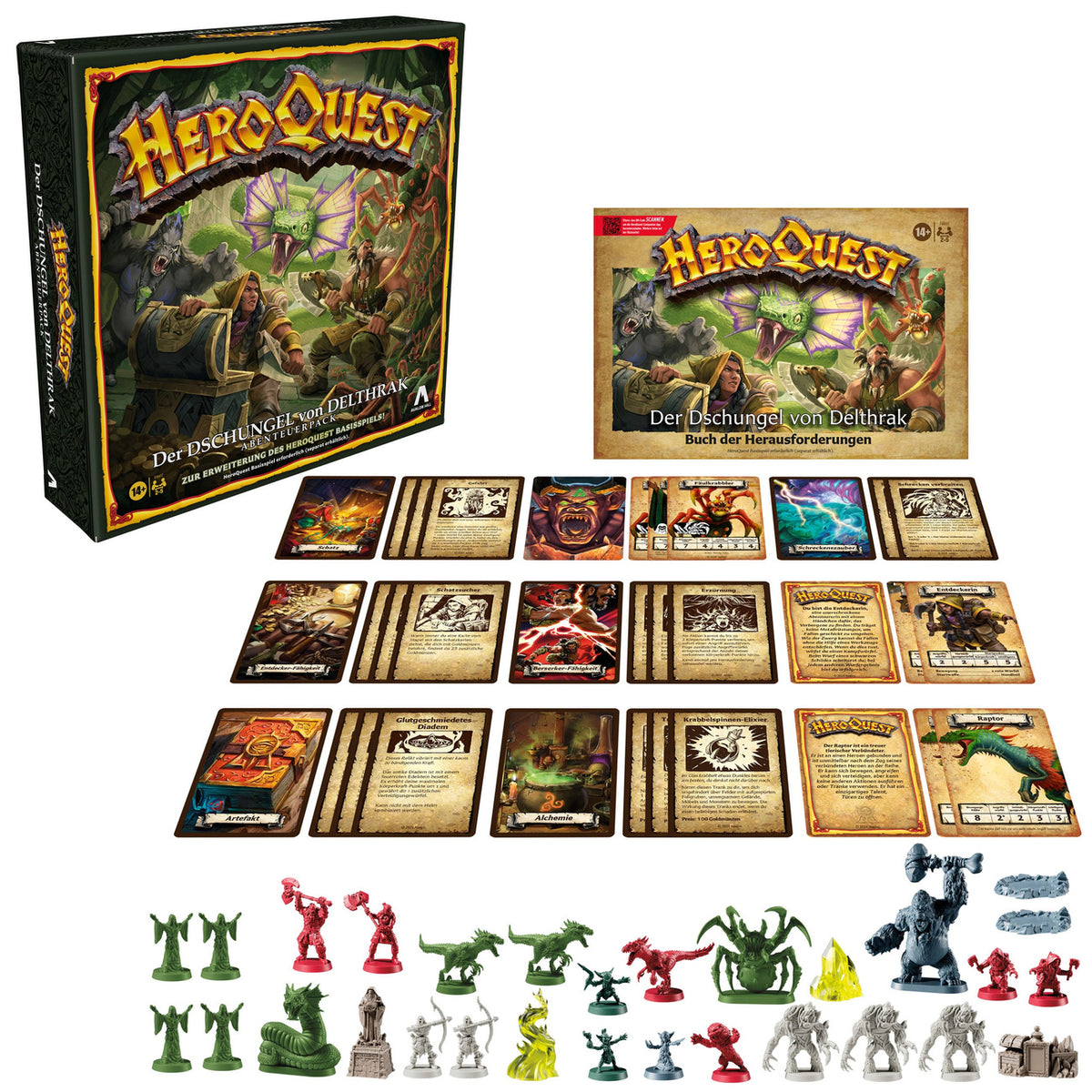 Productafbeelding HeroQuest Bordspel-uitbreiding De Jungle van Delthrak Adventure Pack *Duitse versie*