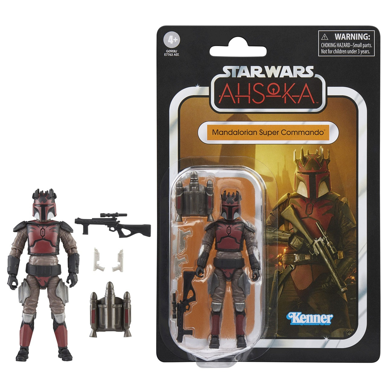 Image produit Star Wars : Ahsoka Vintage Collection figurine articulée Mandalorian Super Commando 10 cm