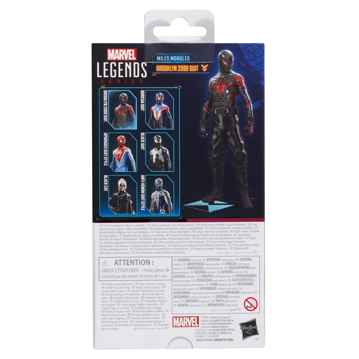 Image produit Spider-Man 2 Marvel Legends Gamerverse Figurine articulée Miles Morales (Brooklyn 2099 Suit) 15 cm