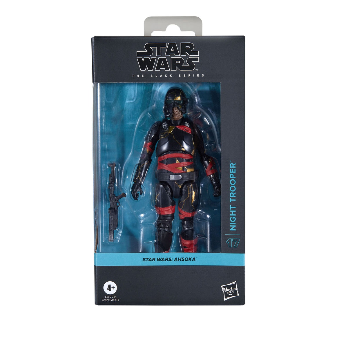Produktbild Star Wars: Ahsoka Black Series Actionfigur Night Trooper 15 cm