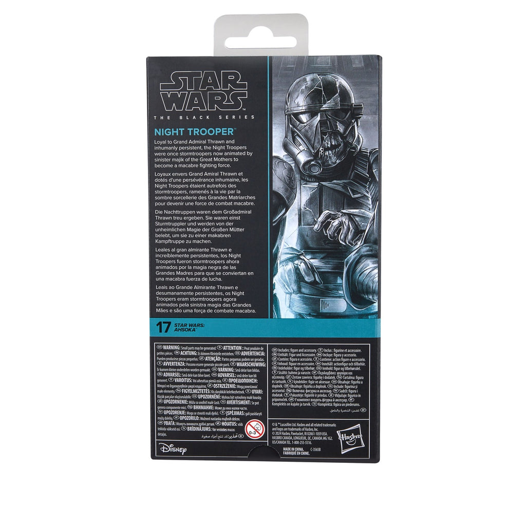 Produktbild Star Wars: Ahsoka Black Series Actionfigur Night Trooper 15 cm