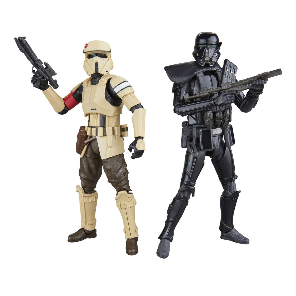 Image produit Star Wars : Rogue One Black Series Pack de 2 figurines d’action Shoretrooper & Death Trooper 15 cm