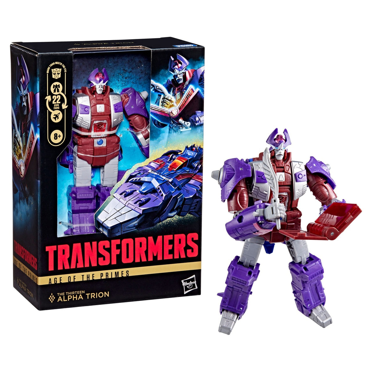 Productafbeelding Transformers Age of the Primes Voyager Class actiefiguur The Thirteen: Alpha Trion 18 cm