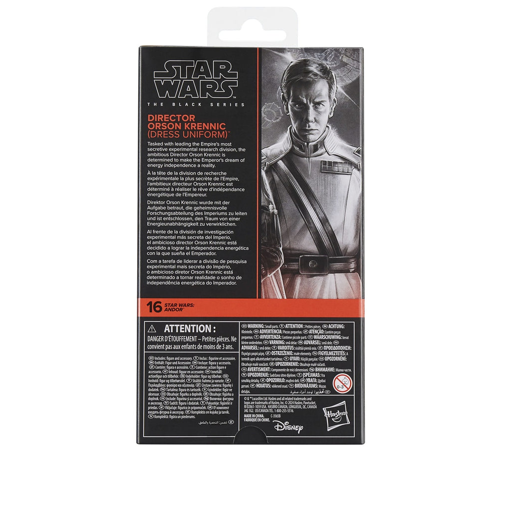 Image produit Star Wars : Andor figurine Black Series Director Orson Krennic (tenue de cérémonie) 15 cm