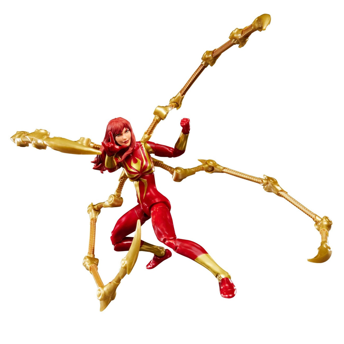 Image produit Marvel Legends Magic: The Gathering figurine Mary Jane Watson (Iron Spider) (avec carte foil exclusive) 15 cm