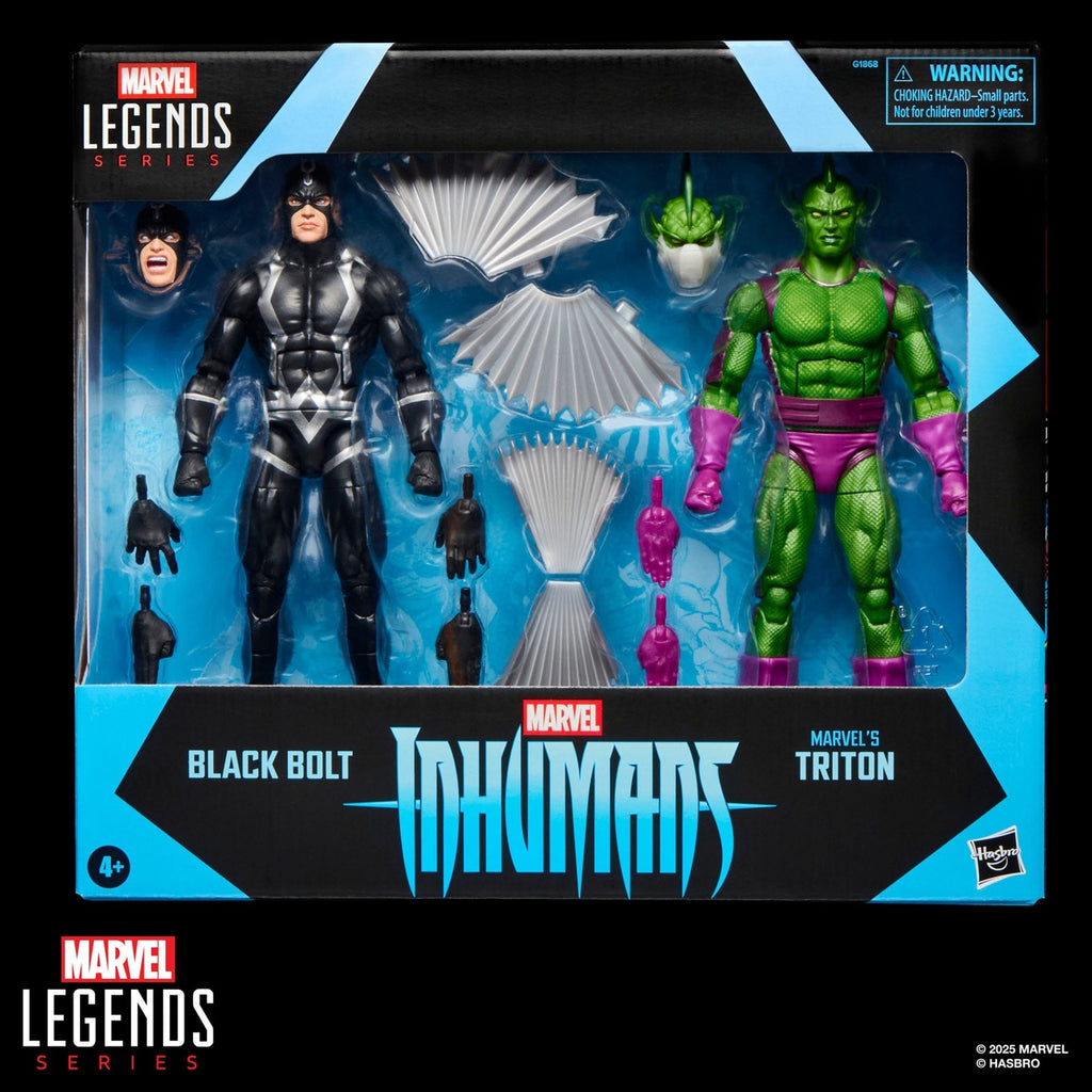 Productafbeelding Inhumans Marvel Legends actiefiguren 2-pack Black Bolt & Marvel's Triton 15 cm