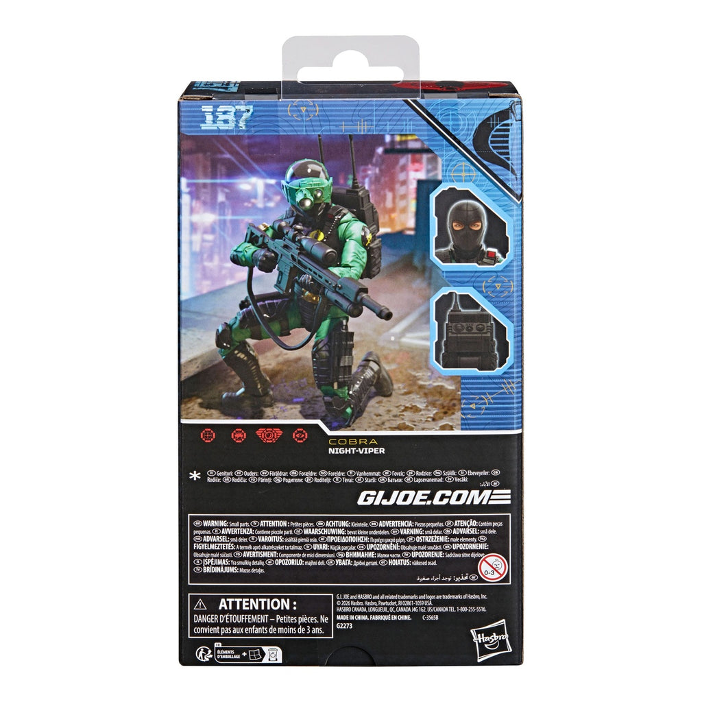 Image produit Figurine articulée G.I. Joe Classified Series Night-Viper 15 cm