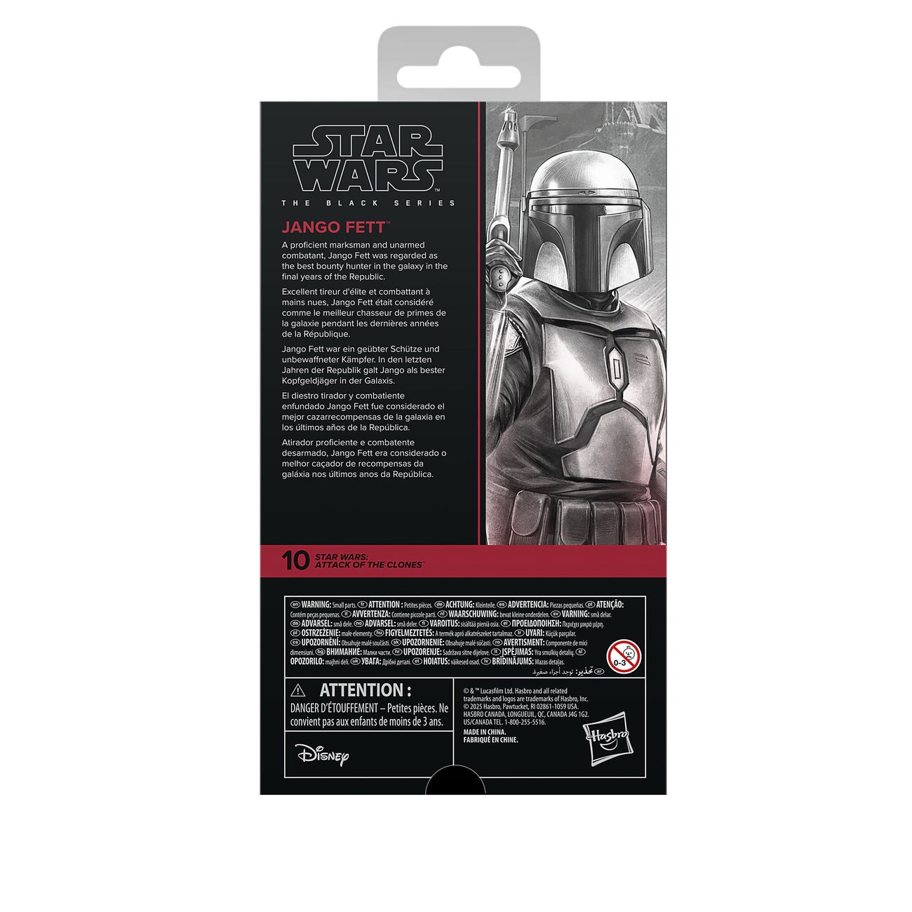 Image produit Star Wars Épisode II figurine Black Series Jango Fett 15 cm
