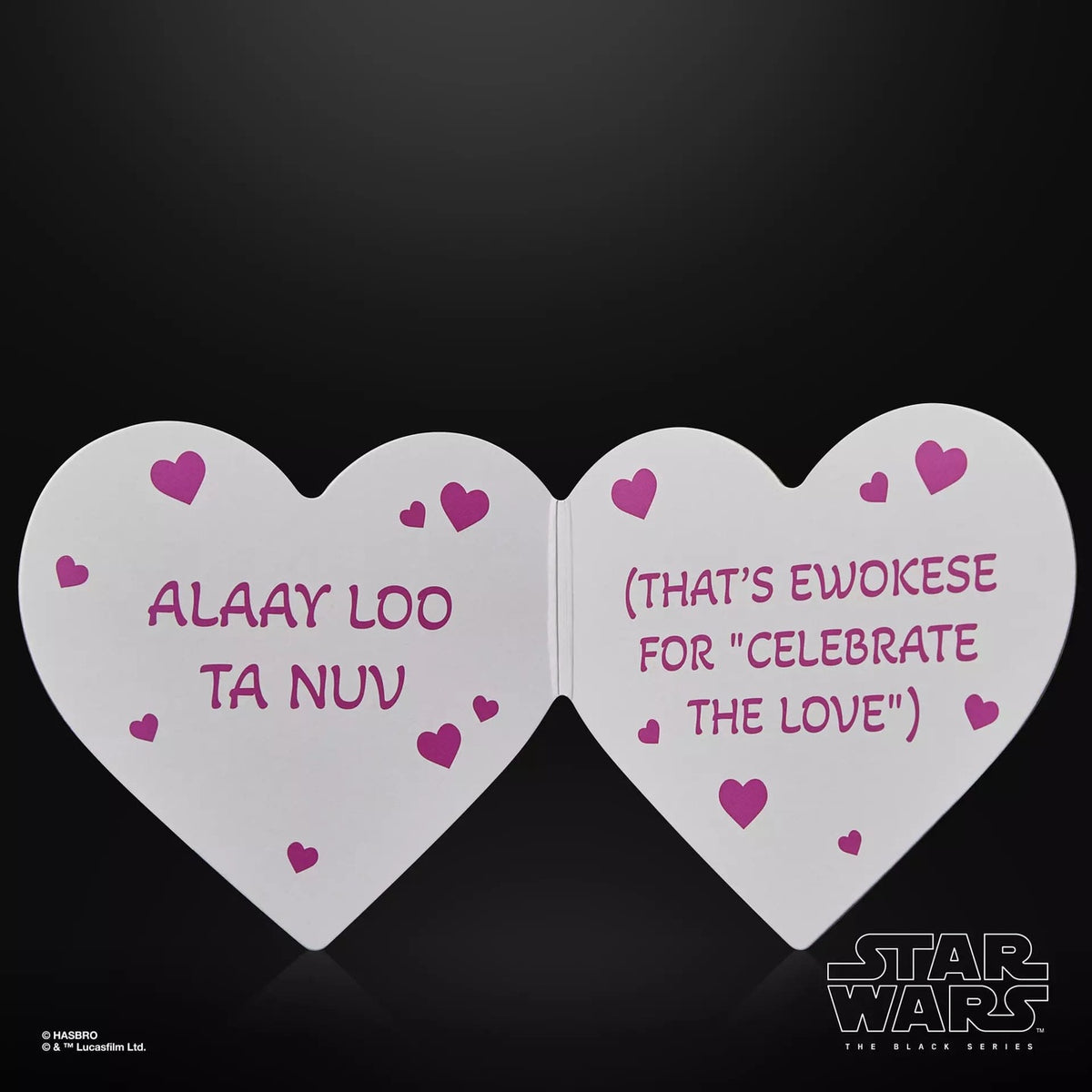Productafbeelding Star Wars Black Series actiefiguur Ewok (Valentine’s Day Edition) 15 cm