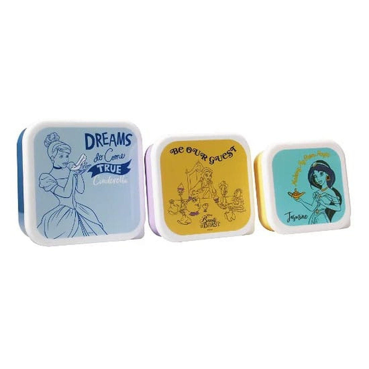 Image produit Disney : Princess Colour Pop – Set de 3 boîtes à snacks