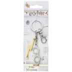 Image produit Harry Potter Porte-clés Foudre & Lunettes (argenté)