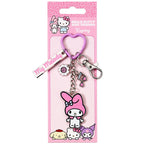 Image produit Porte-clés Hello Kitty avec pendentif My Melody 15 cm