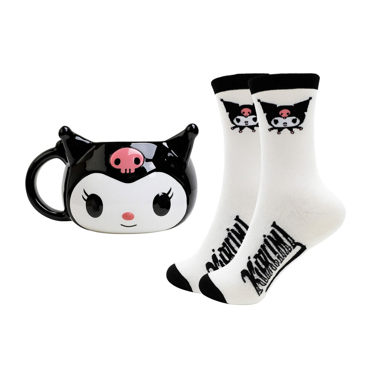 Image produit Sanrio Coffret Mug 3D et Chaussettes Kuromi