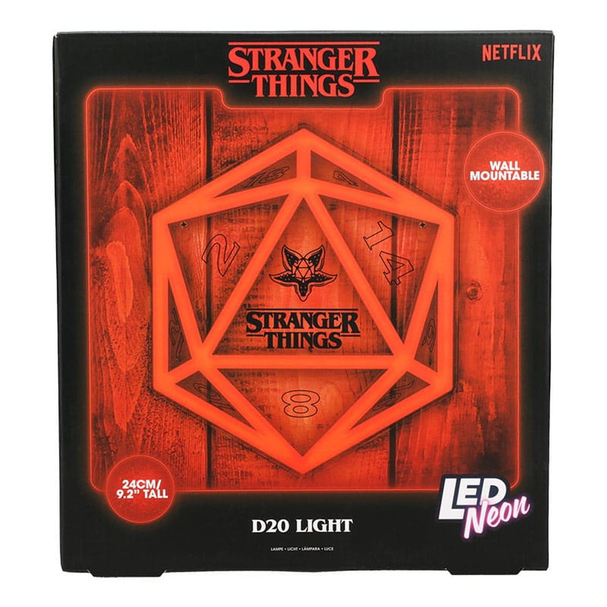 Productafbeelding Stranger Things 5 LED Neon Wandlamp