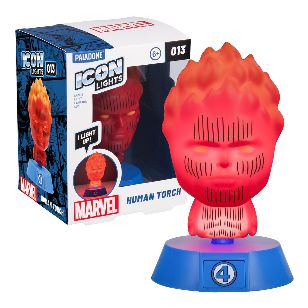 Image produit Fantastic Four Icons lampe Human Torch 11 cm