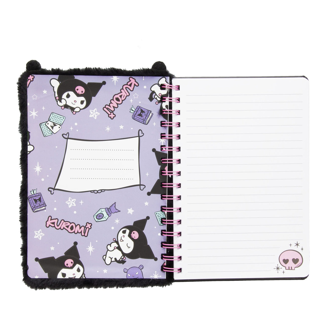 Image produit Carnet Sanrio Kuromi Fluffy