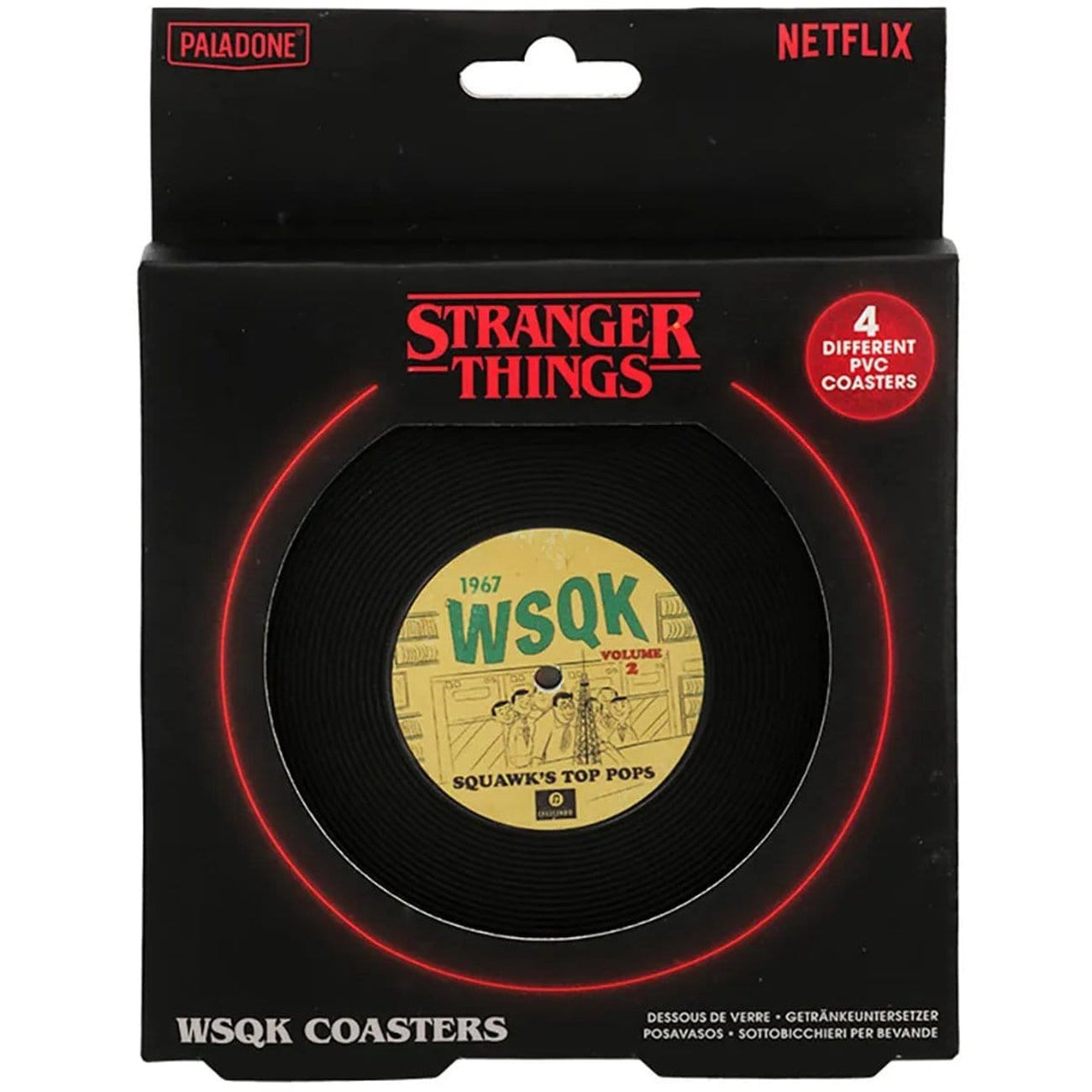 Produktbild Stranger Things 5 Untersetzer WSQK 4er-Pack
