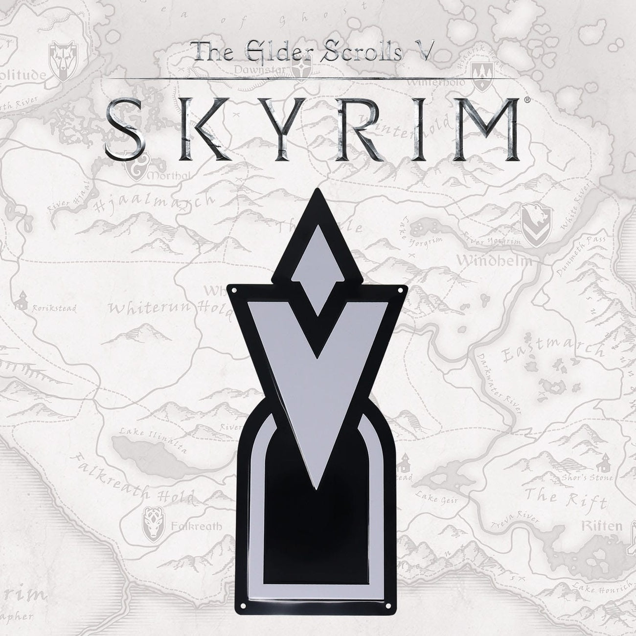 Produktbild Elder Scrolls Skyrim Blechschild Skyrim Quest Marker