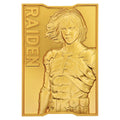 Image produit Lingot métal Metal Gear Solid 2 Raiden 24k Gold Plated Édition Limitée