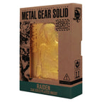 Image produit Lingot métal Metal Gear Solid 2 Raiden 24k Gold Plated Édition Limitée