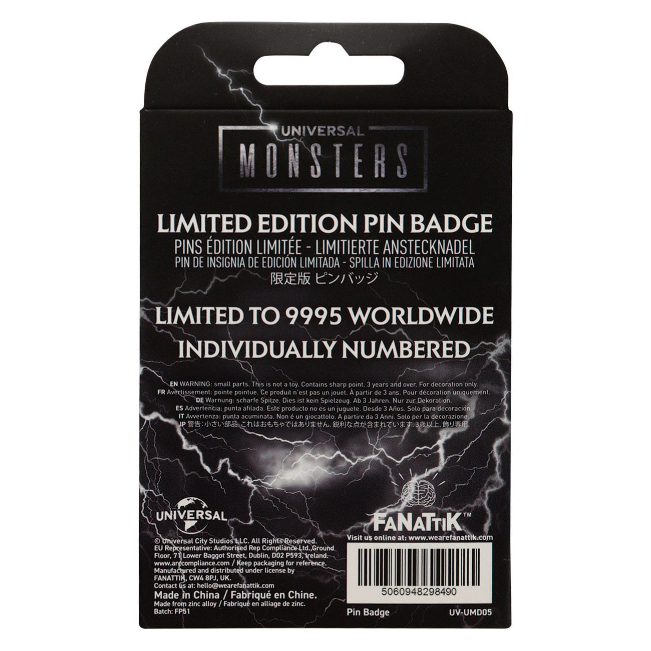 Productafbeelding Universal Monsters Limited Edition Pin