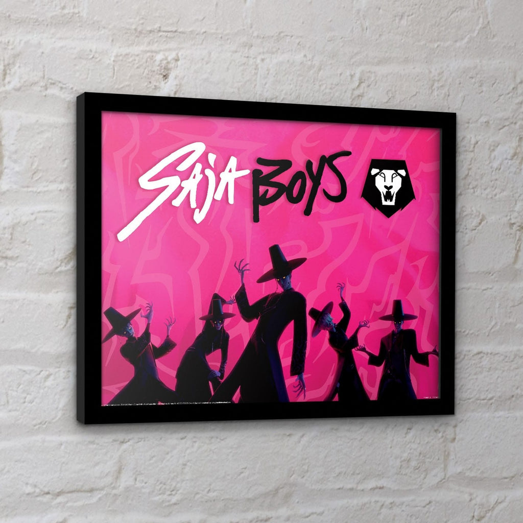 Produktbild KPop Demon Hunters Collector Print Poster im Rahmen Saja Boys Idol