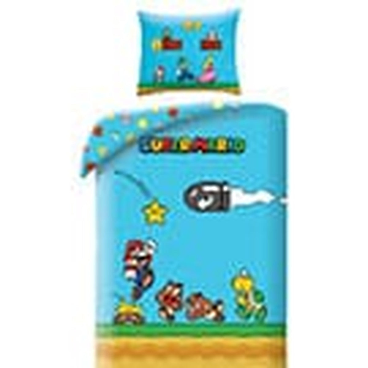 Produktbild Super Mario Bettwäsche Ver. 3 140 x 200 cm / 70 x 90 cm