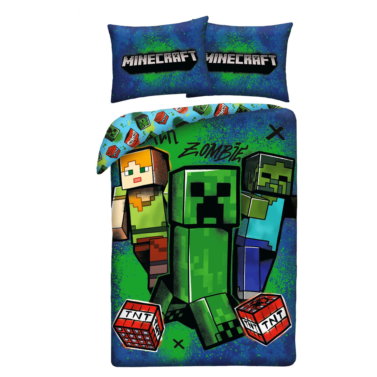 Image produit Parure de lit Minecraft Ver. 10 140 x 200 cm / 70 x 90 cm