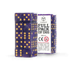 Productafbeelding Q Workshop Dobbelstenen Set Full Pack D6 Shimmering Purple (20)