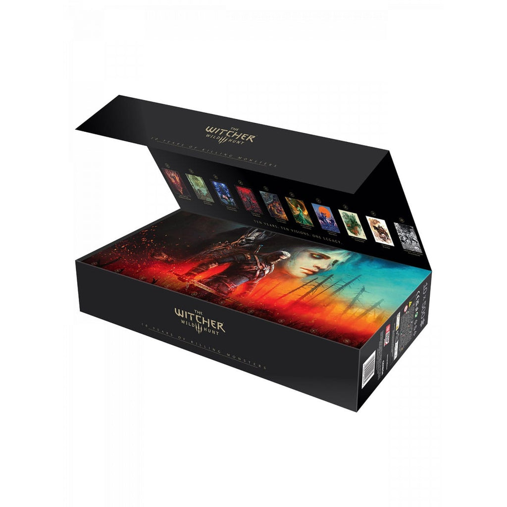 Image produit The Witcher Puzzle Pack de 10 10th Anniversary Puzzle Collection (500 pièces)