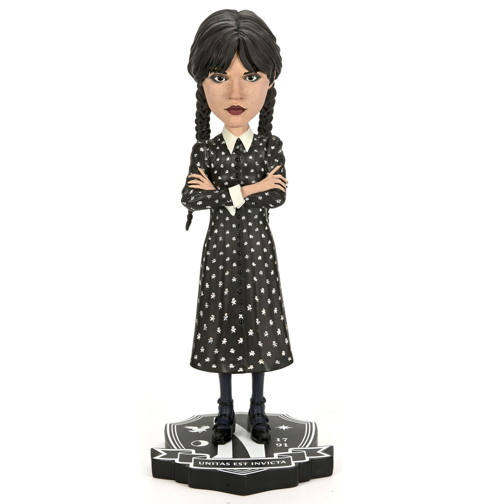 Productafbeelding Wednesday Head Knocker bobblehead-figuur Wednesday Addams 21 cm